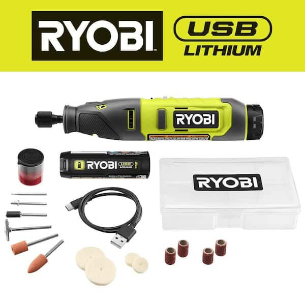 RYOBI Quick-Change Lithium Rotary Kit