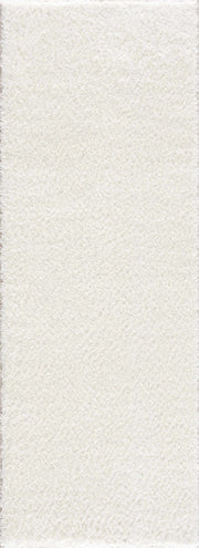 Heavenly Solid Cream Plush Rug