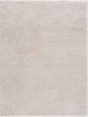 Heavenly Solid Beige Plush Rug
