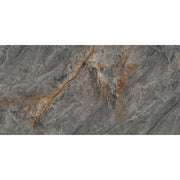Shoregaze Sapphire 24 in. x 48 in. Polished Porcelain Marble Look Floor and Wall Tile (15.5 sq. ft./case)