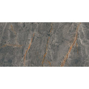 Shoregaze Sapphire 24 in. x 48 in. Polished Porcelain Marble Look Floor and Wall Tile (15.5 sq. ft./case)
