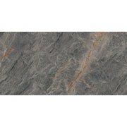 Shoregaze Sapphire 24 in. x 48 in. Polished Porcelain Marble Look Floor and Wall Tile (15.5 sq. ft./case)