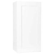 Shaker 18 in. W x 12 in. D x 36 in. H Assembled Wall Kitchen Cabinet in Satin White