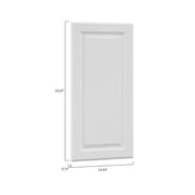 Hampton 14.5 in. W x 29.5 in. H Island Decorative End Panel in Satin White
