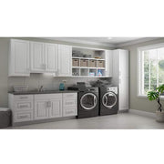 48 in. W x 34.5 in. H End Panel in Satin White