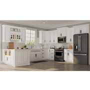 48 in. W x 34.5 in. H End Panel in Satin White