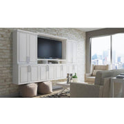 48 in. W x 34.5 in. H End Panel in Satin White