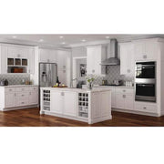 48 in. W x 34.5 in. H End Panel in Satin White