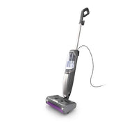 Steam Pickup 3-in-1 Corded Steam Mop for Hardwood, Tile, Stone and Laminate in Black with Storage Tray, Self Cleans