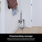 Detect Pro Bagless Cordless HEPA Stick Vacuum with QuadClean Multi-Surface Brushroll in Dark Grey