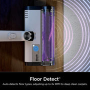 Detect Pro Bagless Cordless HEPA Stick Vacuum with QuadClean Multi-Surface Brushroll in Dark Grey