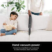 WANDVAC Pet System Ultra-Lightweight Powerful Bagless Cordless HEPA Filter Stick Vacuum Cleaner with Charging Dock Grey