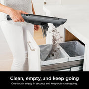 WANDVAC Pet System Ultra-Lightweight Powerful Bagless Cordless HEPA Filter Stick Vacuum Cleaner with Charging Dock Grey
