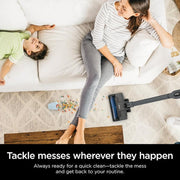WANDVAC Pet System Ultra-Lightweight Powerful Bagless Cordless HEPA Filter Stick Vacuum Cleaner with Charging Dock Grey