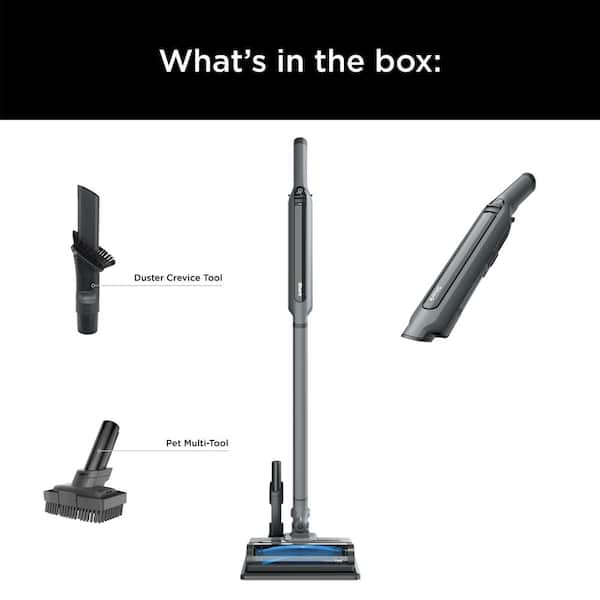 WANDVAC Pet System Ultra-Lightweight Powerful Bagless Cordless HEPA Filter Stick Vacuum Cleaner with Charging Dock Grey