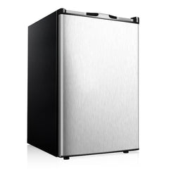 3.0 cu. ft. Frost Free Defrost, Compact Upright Freezer in Stainless Steel, Silver