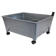 24.5 in. x 20.5 in. Slate Gray Plastic Patio Raised Garden Bed Kit with Watering System and Casters
