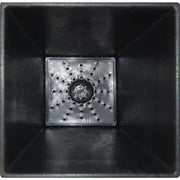 10 in. x 20 in. Slate Rubber Self-Watering Planter