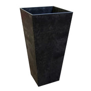 14 in. x 27.5 in. Slate Rubber Self Watering Planter