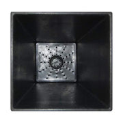 14 in. x 27.5 in. Slate Rubber Self Watering Planter