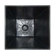 14 in. x 27.5 in. Slate Rubber Self Watering Planter
