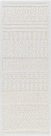 Drago White Washable Area Rug