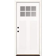 Feather River Craftsman Fiberglass Door