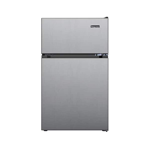 Magic Chef Compact Stainless Steel Mini Fridge