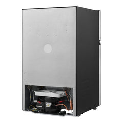 3.1 cu. ft. 2-Door Mini Refrigerator in Stainless Steel with Freezer, ENERGY STAR