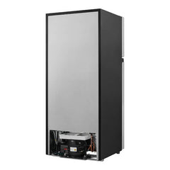 4.5 cu. ft. 2-Door Mini Refrigerator in Platinum Steel with Freezer
