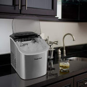 27 lbs. Bullet Ice Countertop Ice Maker in Stainless Steel