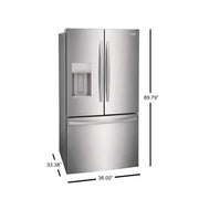 27.8 Cu. Ft. French Door Refrigerator in Stainless Steel