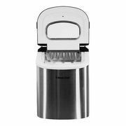 27 lbs. Portable Countertop Ice Maker in Stainless Steel