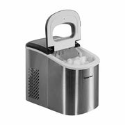 27 lbs. Portable Countertop Ice Maker in Stainless Steel