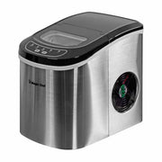 27 lbs. Portable Countertop Ice Maker in Stainless Steel