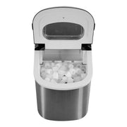 27 lbs. Portable Countertop Ice Maker in Stainless Steel