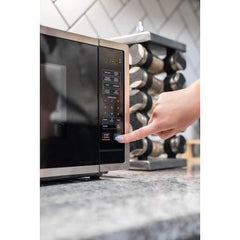 0.9 cu. ft. 900-Watt Countertop Microwave in Stainless Steel