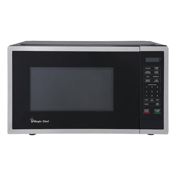 0.9 cu. ft. 900-Watt Countertop Microwave in Stainless Steel