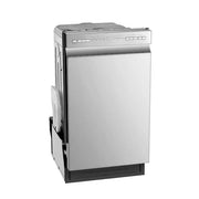 18 in. Built-in dishwasher in Stainless Steel with 6-Cycles, in Stainless Steel Tub, Heated Dry, ENERGY STAR, 52 dBA