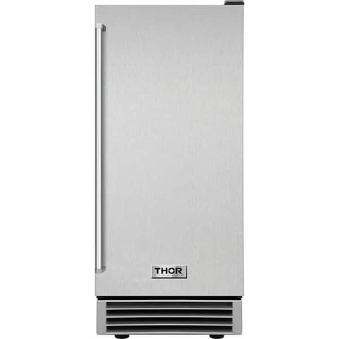 15 in. 50 lbs. Built-in Ice Maker in Stainless Steel