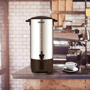 Commercial Coffee Urn 50 Cup Stainless Steel Coffee Dispenser Fast Brew