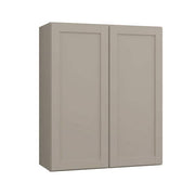 Courtland 30 in. W x 12 in. D x 36 in. H Assembled Shaker Wall Kitchen Cabinet in Sterling Gray