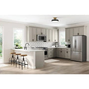 Courtland 30 in. W x 12 in. D x 36 in. H Assembled Shaker Wall Kitchen Cabinet in Sterling Gray
