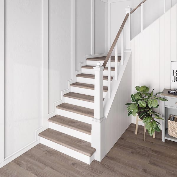 Cap A Tread Vinyl Overlay Stair Tread and Reversible Riser Kit - Thumbnail 5
