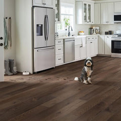 Timber Wolf Hickory 0.28 in. T x 6.5 in. W Waterproof Engineered Hardwood Flooring (21.8 sq. ft./case)