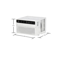 8,000 BTU 115-Volt Smart Wi-Fi Touch Control Window Air Conditioner with Remote for upto 350 sq. ft.