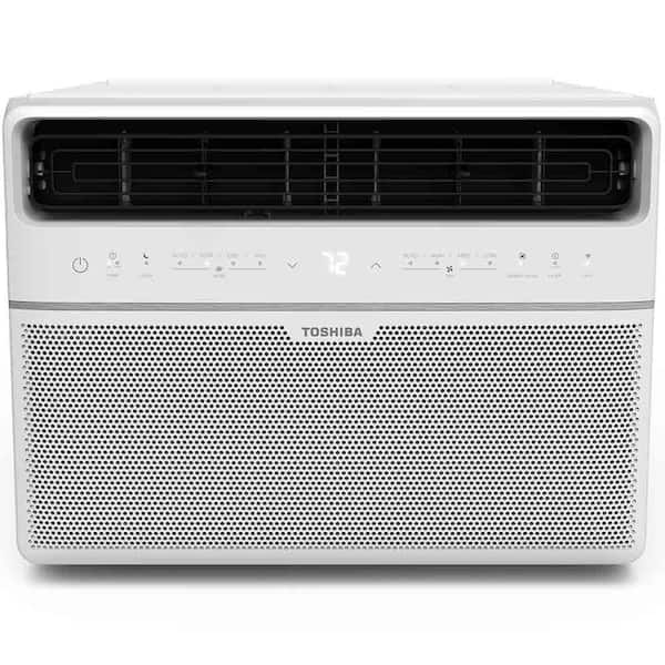 10,000 BTU 115-Volt Smart Wi-Fi Touch Control Window Air Conditioner with Remote in White