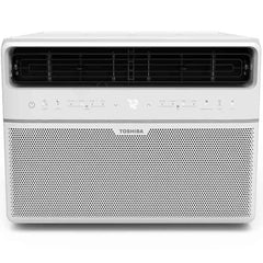 10,000 BTU 115-Volt Smart Wi-Fi Touch Control Window Air Conditioner with Remote in White