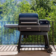 Ironwood Wi-Fi Pellet Grill and Smoker in Black with Cover