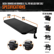 Ironwood Wi-Fi Pellet Grill and Smoker in Black with Cover